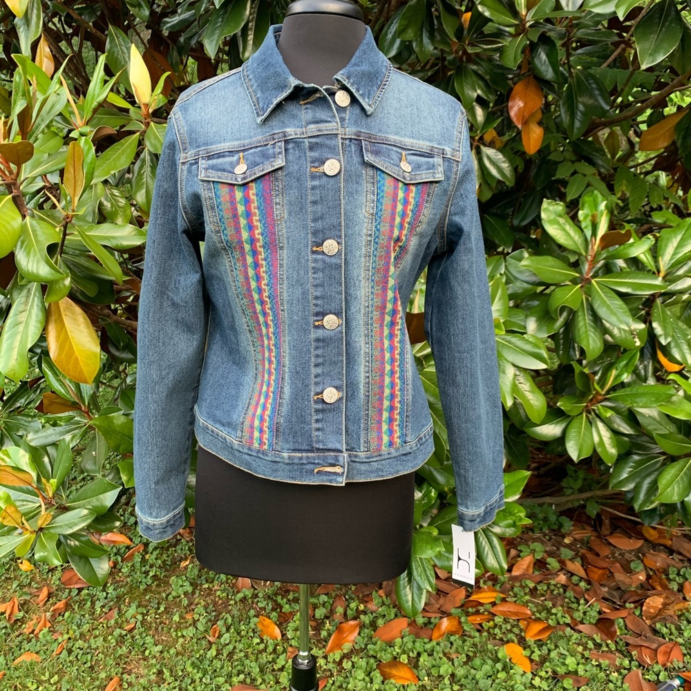 5 for $30.  Awesome Ingenious Print Denim Jacket